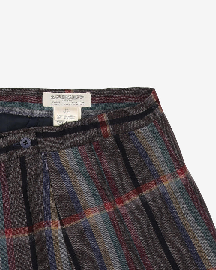 Vintage Jaeger Wool Skirt - M