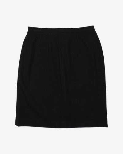 Lauren Ralph Lauren Black Pencil Skirt - M