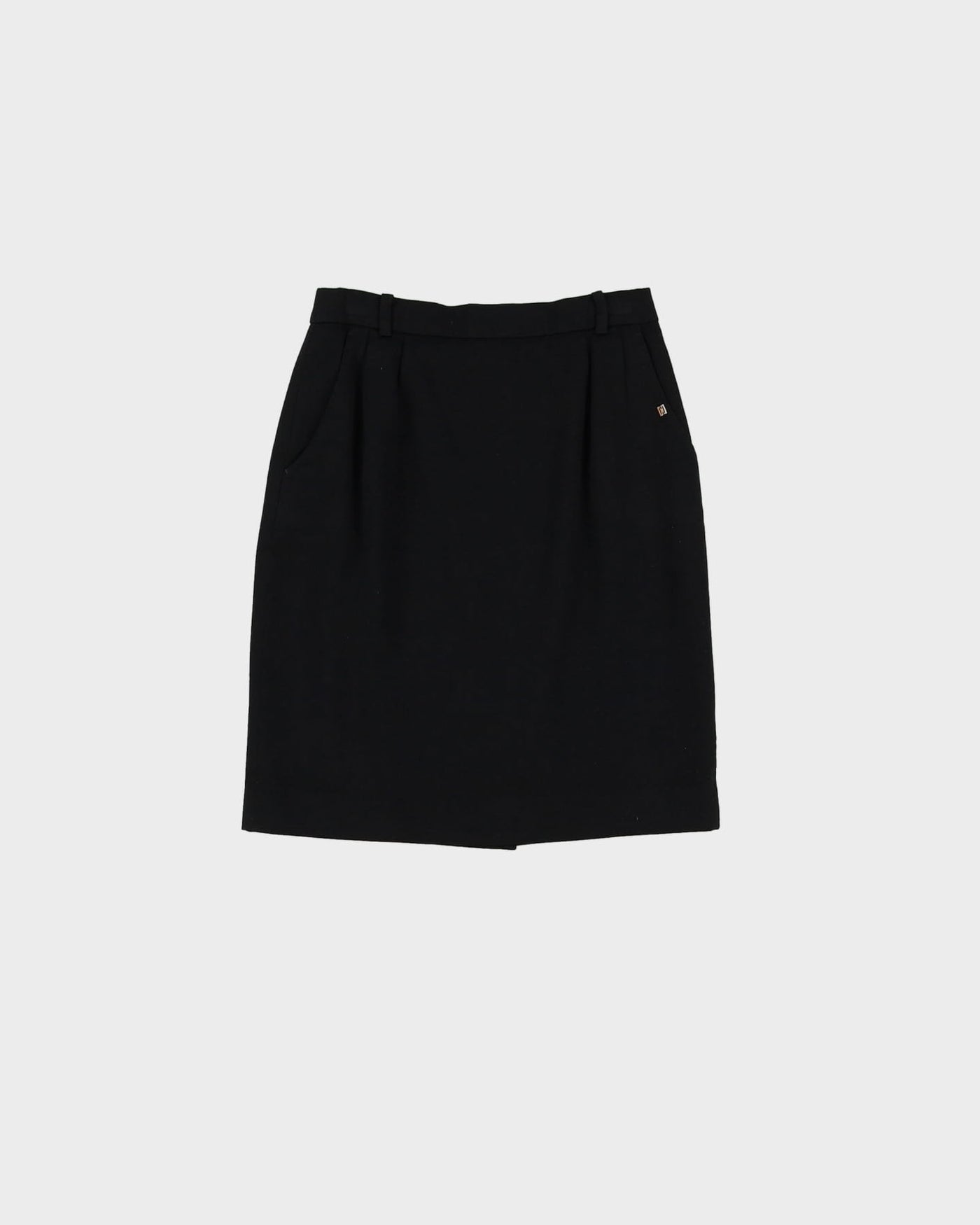 Daks 1980s Black Mini Skirt - S