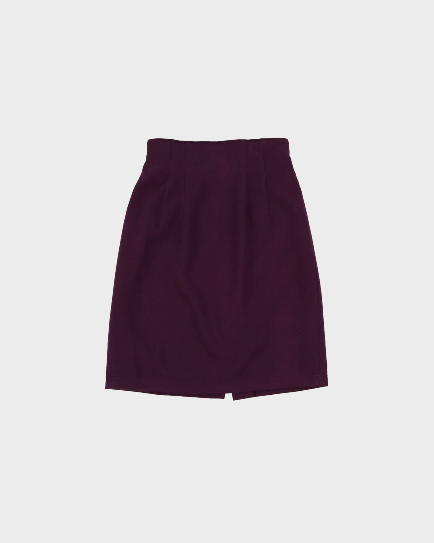 Purple High Waisted Pencil Skirt - XS