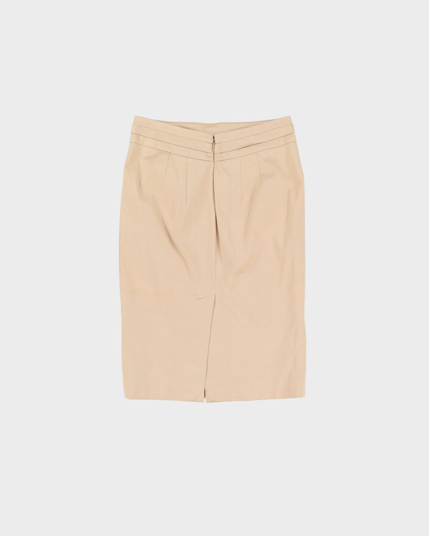 Gucci Beige Cotton Pencil Skirt- S