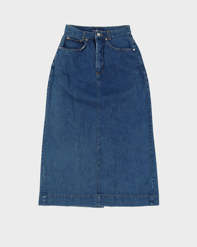 Ralph Lauren Blue Denim Pencil Skirt - XS