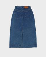 Ralph Lauren Blue Denim Pencil Skirt - XS