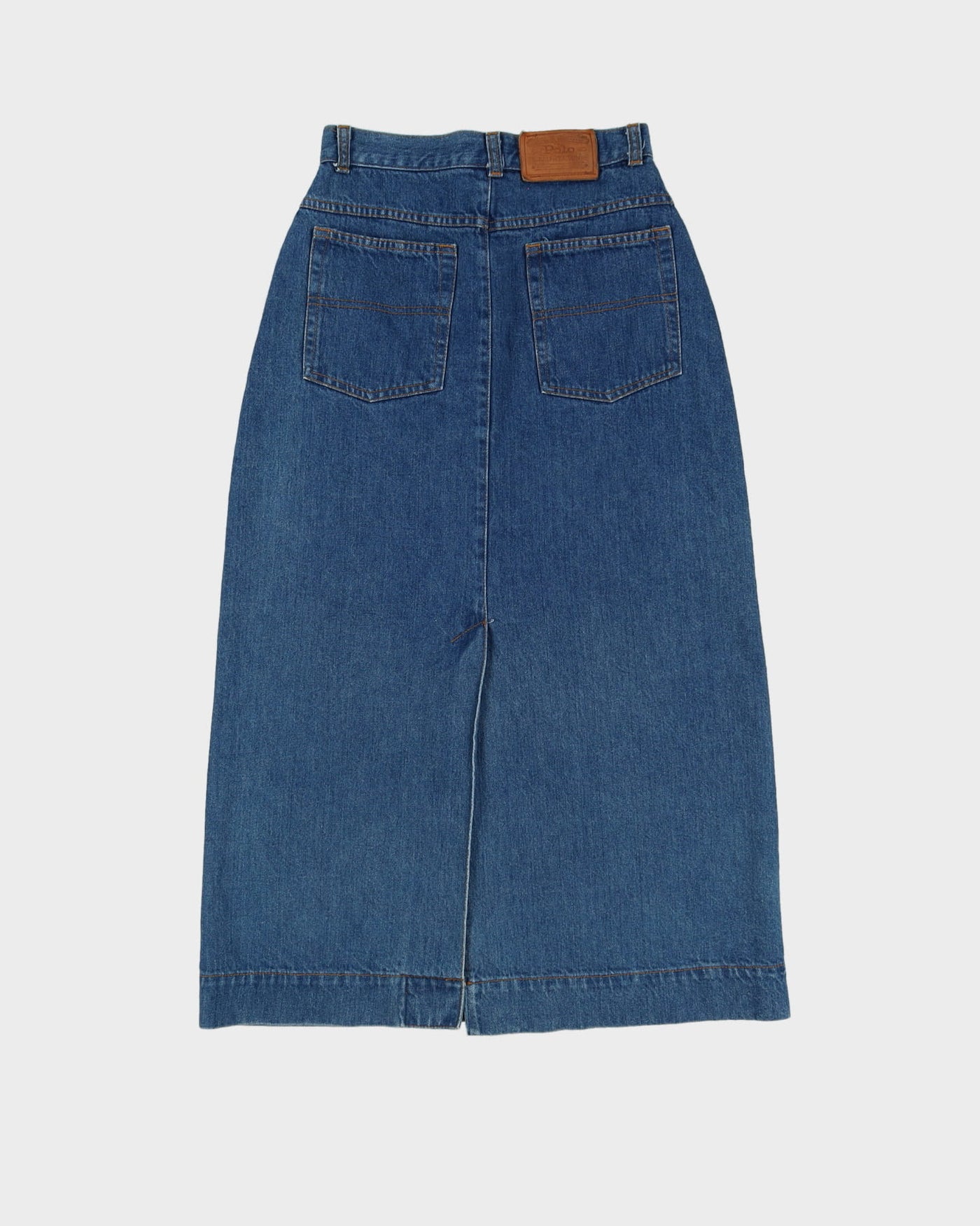 Ralph Lauren Blue Denim Pencil Skirt - XS