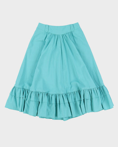 Vintage 1990s Blue Swing Skirt - S