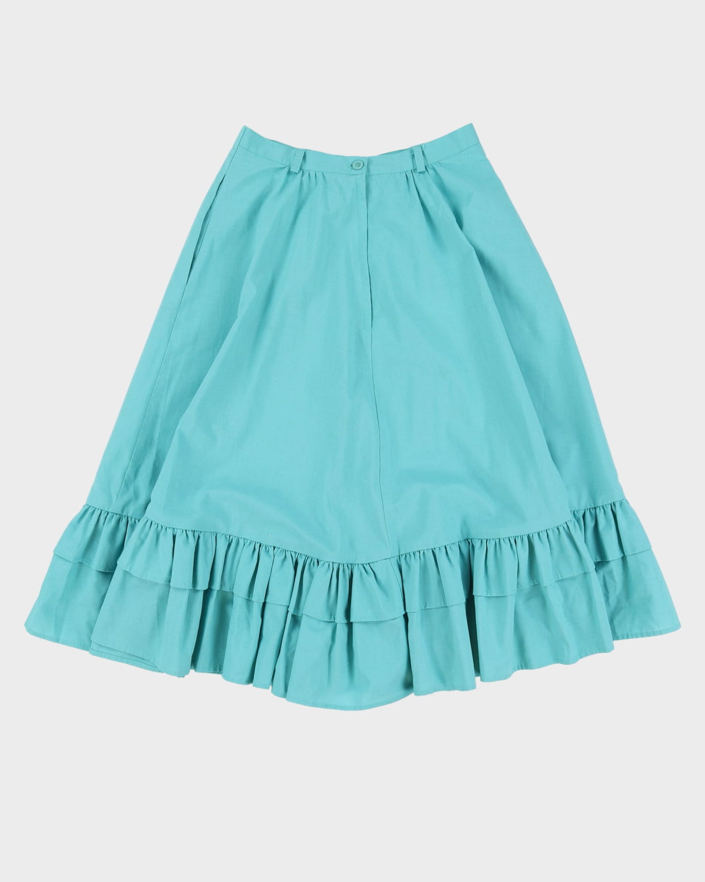 Vintage 1990s Blue Swing Skirt - S