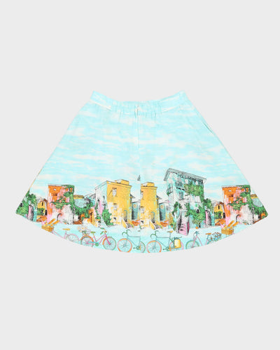 Novelty Print Skirt- M