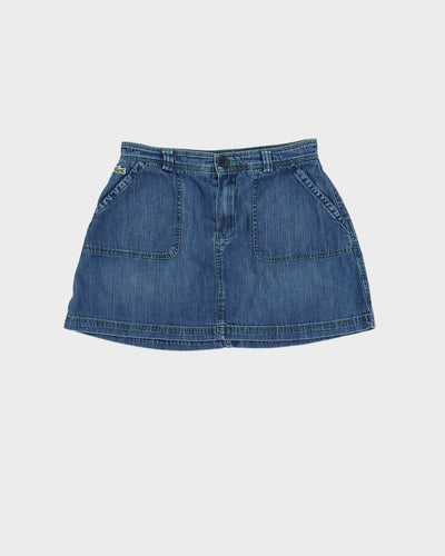 Lacoste Blue Denim Mini Skirt - XS