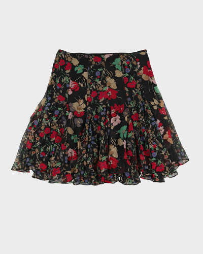 Lauren Ralph Lauren Floral Chiffon Skirt - M