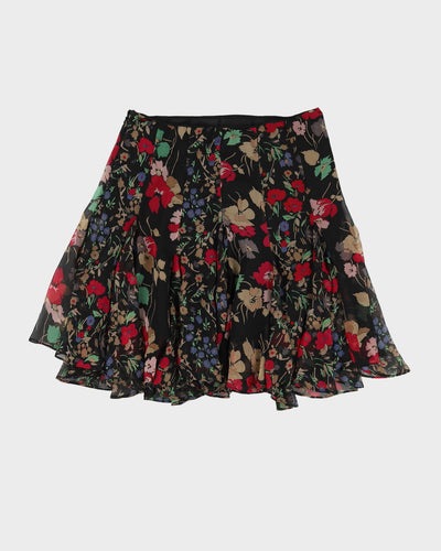 Lauren Ralph Lauren Floral Chiffon Skirt - M