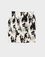 Hugo Boss Black And Cream Patterned Pencil Skirt - M