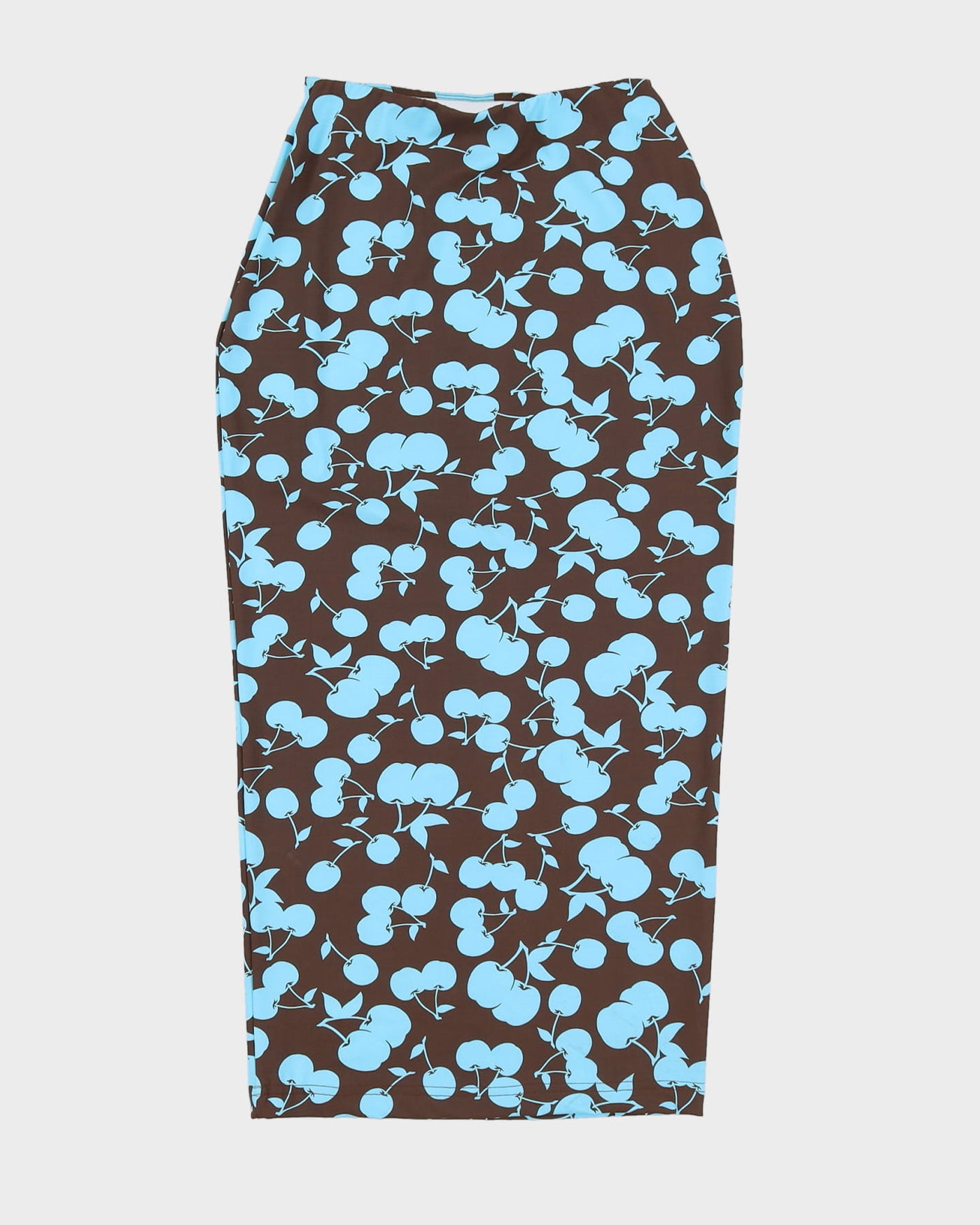 Rokit Originals Blue / Brown Patterned Monica Skirt - S