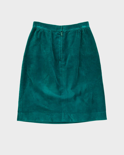 Gren Velvet Pencil Skirt - S