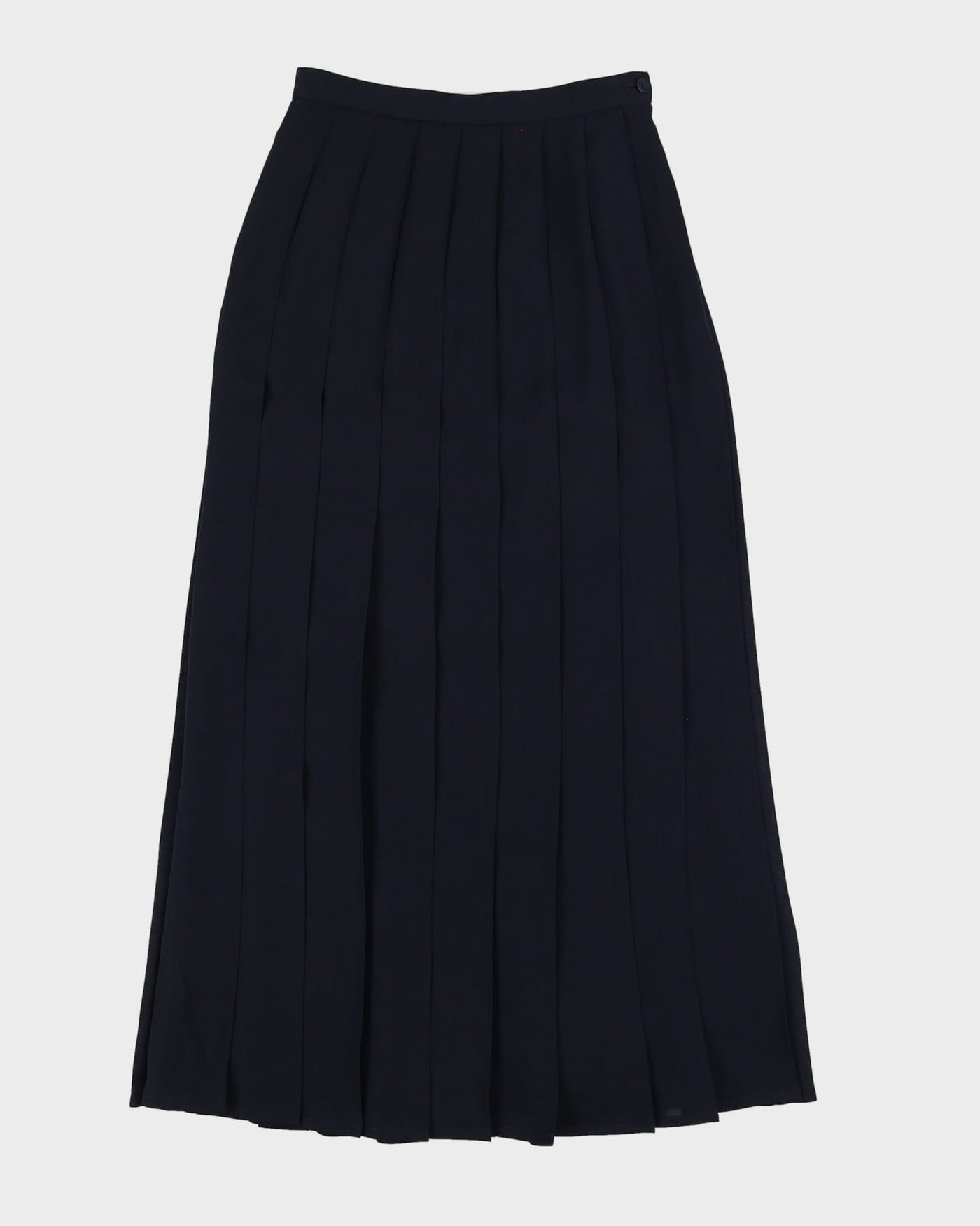 Jaeger Blue Pleated Maxi Skirt - XS