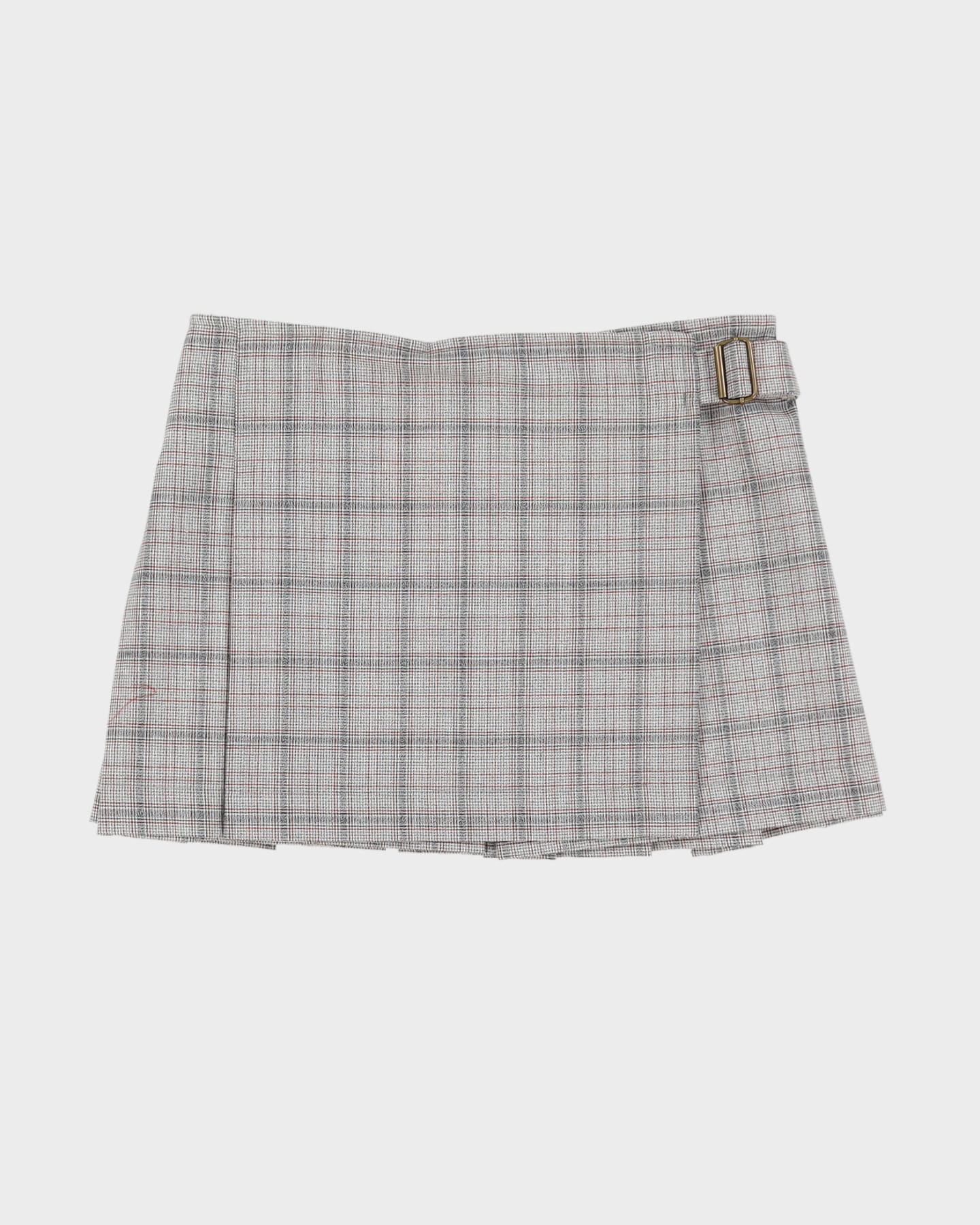 Rokit Originals Cher Grey Check Skirt - W32