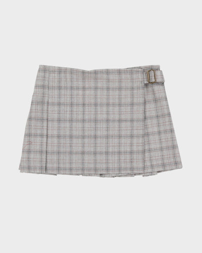 Rokit Originals Cher Grey Check Skirt - W32