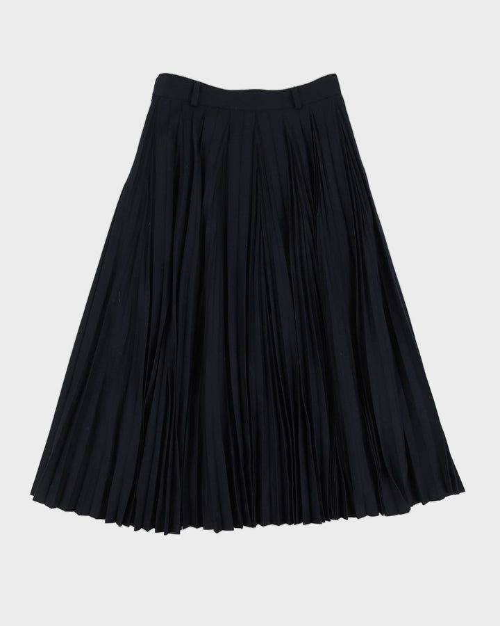 Made In Italy Blue Pleated Skirt - S