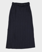 Blue Midi Pencil Skirt - S