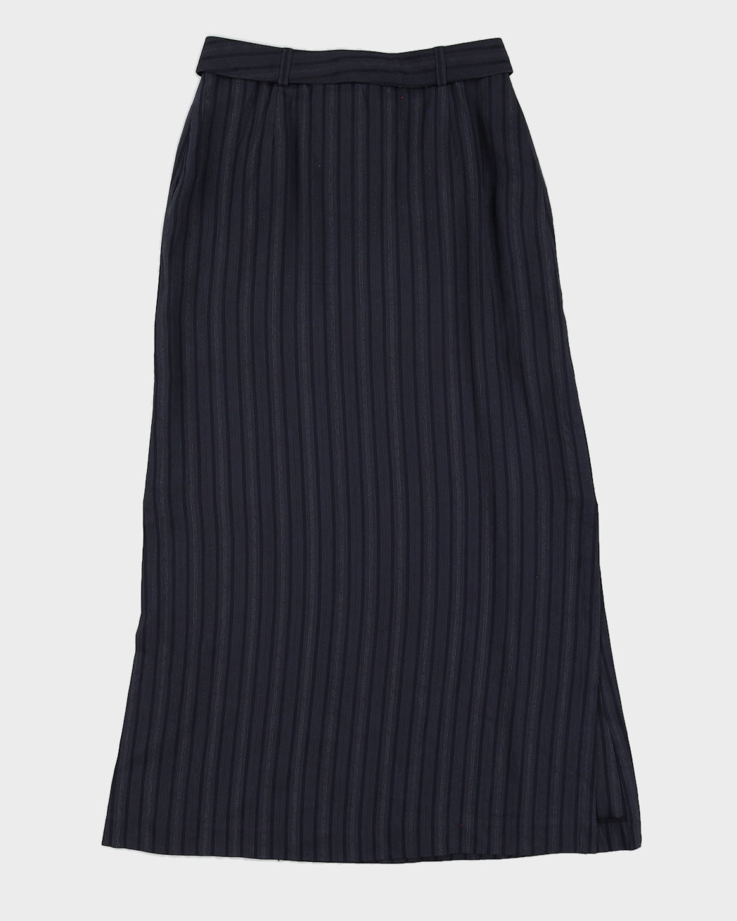 Blue Midi Pencil Skirt - S