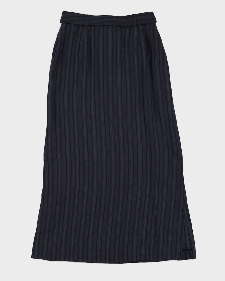 Blue Midi Pencil Skirt - S