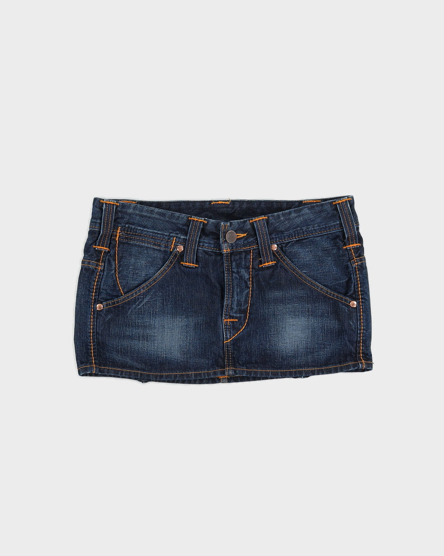 Y2K True Religion Micro Mini Skirt - W28