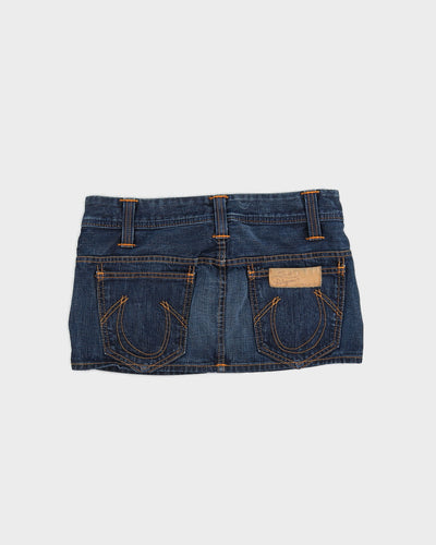 Y2K True Religion Micro Mini Skirt - W28