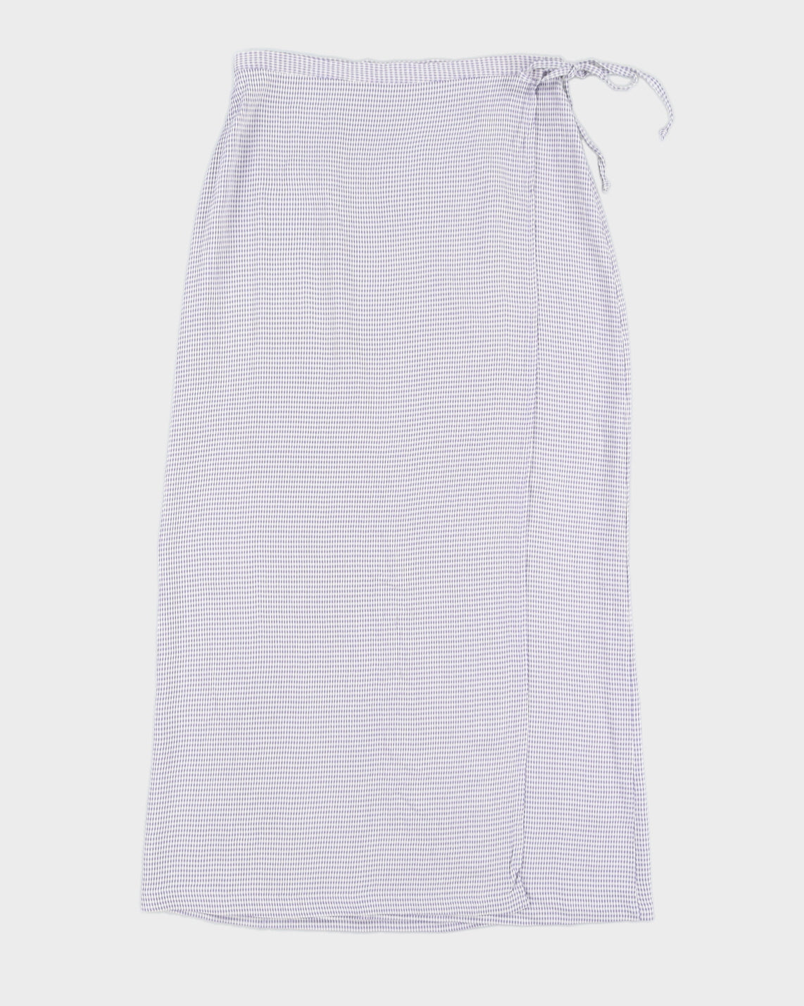 Vintage 90s Smartset Gingham Wrap Skirt - M