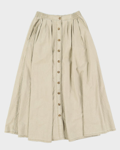 Vintage 1990s Royal Robbins Button Skirt - S