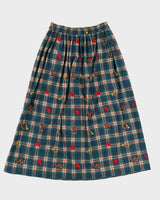 Vintage 90s Charter Club Plaid Skirt - M