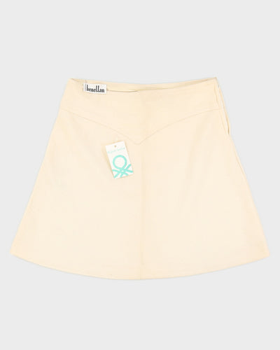 Deadstock Vintage 1970s Benetton Mini Skirt - XS