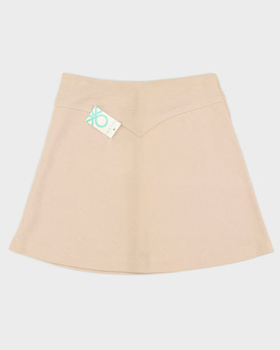 Deadstock Vintage 1970s Benetton Mini Skirt - M