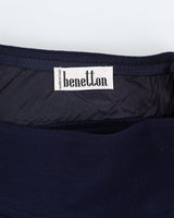 Deadstock Vintage 1970s Benetton Navy Mini Skirt - M