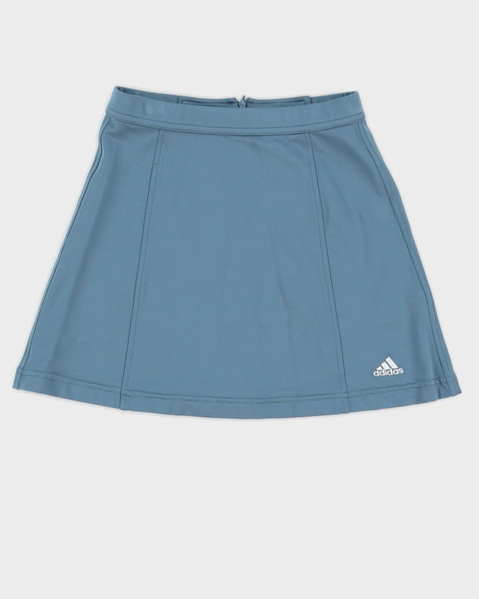 Y2K 00s Adidas Blue Mini Skirt - XXS