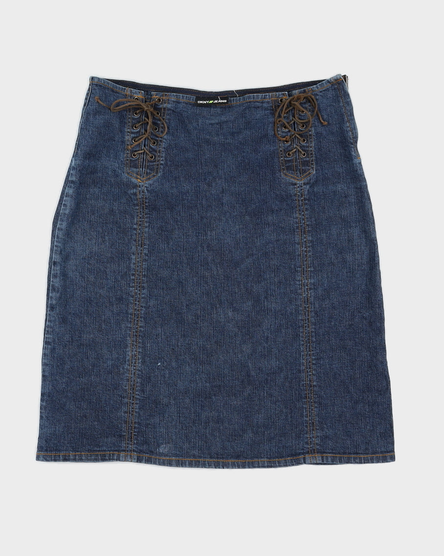 Vintage 90s DKNY Jeans Denim Skirt - M