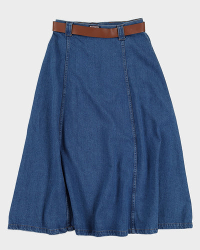 Vintage 90s Jokko Jeans Denim Midi Skirt - M