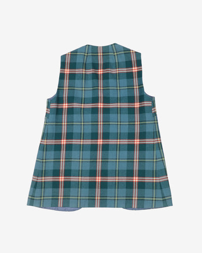 1970s 2 Piece Skirt And Waistcoat Wool Set - XS / S