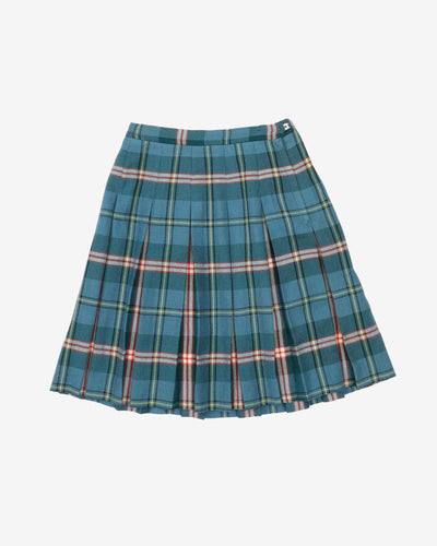 1970s 2 Piece Skirt And Waistcoat Wool Set - XS / S