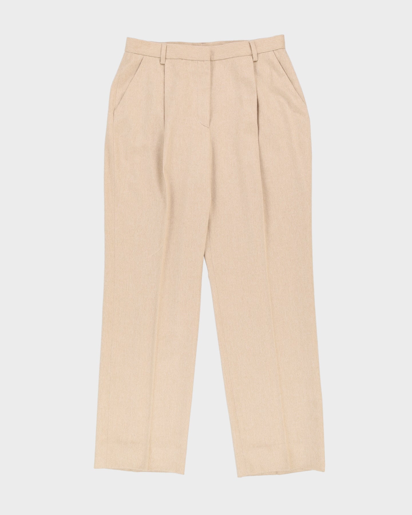 Hugo Boss Beige Wool 2 Piece Suit - S / M