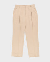 Hugo Boss Beige Wool 2 Piece Suit - S / M