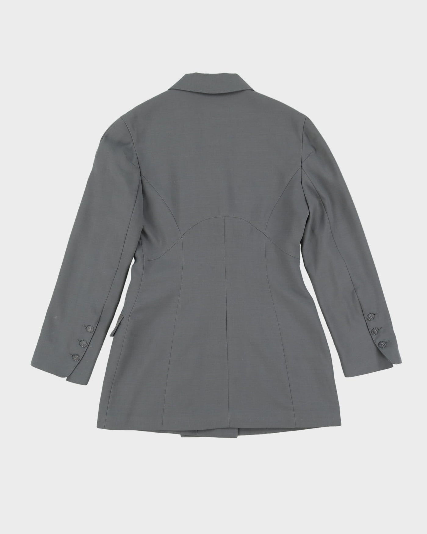 Ivoire De Laurence Grey Jacket And Trouser Suit - XS