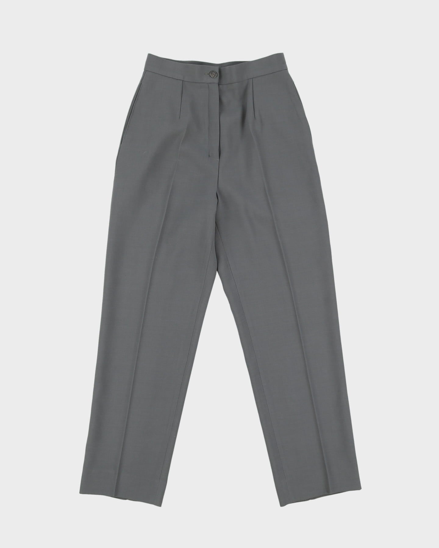 Ivoire De Laurence Grey Jacket And Trouser Suit - XS