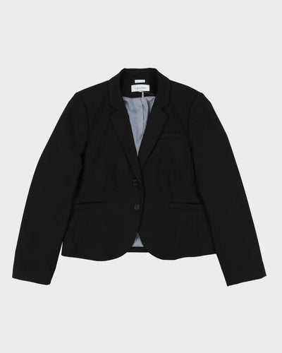 Calvin Klein Black 2 Piece Jacket And Skirt Suit - M / L