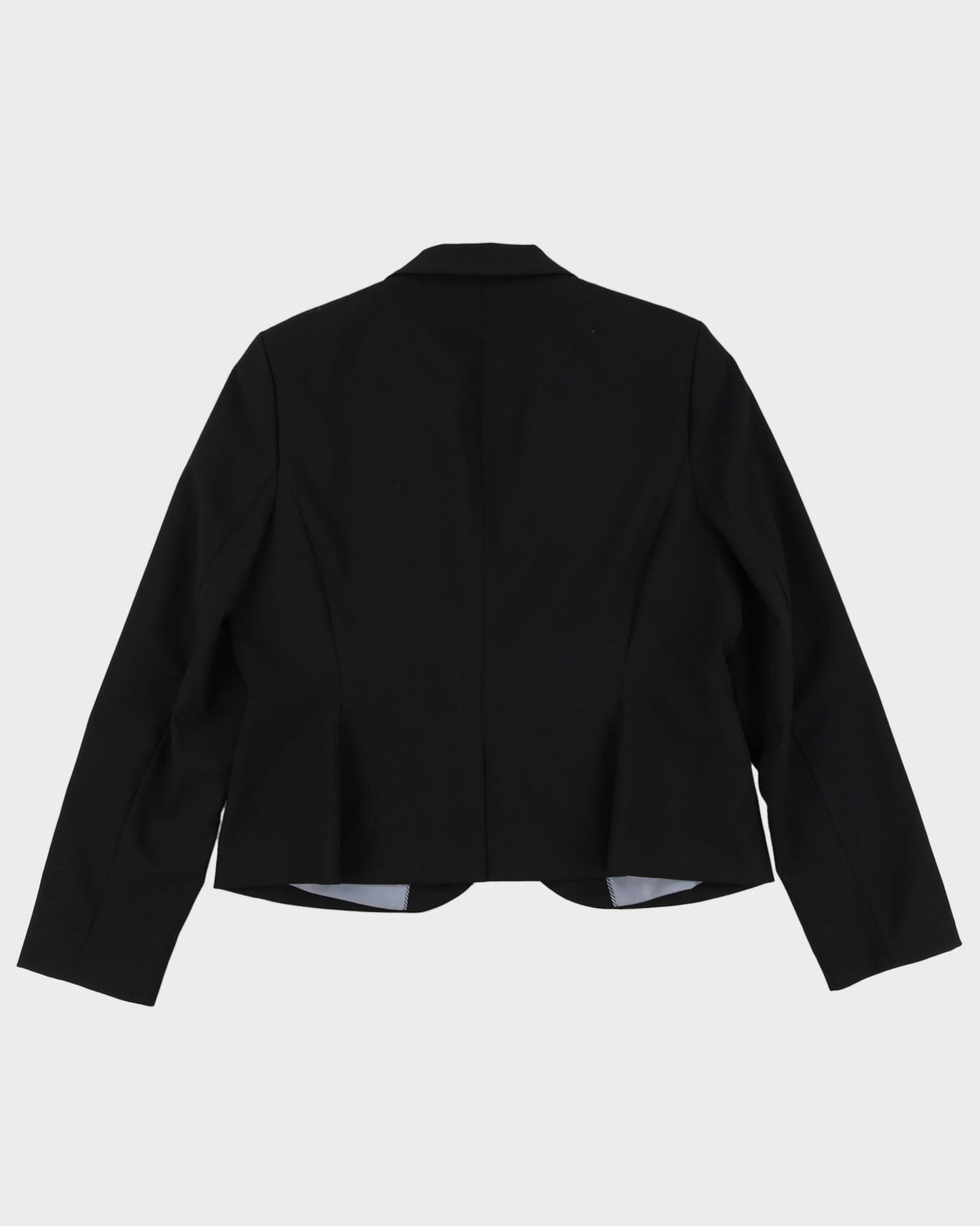 Calvin Klein Black 2 Piece Jacket And Skirt Suit - M / L