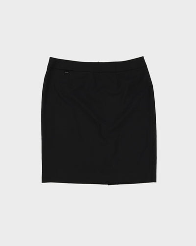 Calvin Klein Black 2 Piece Jacket And Skirt Suit - M / L