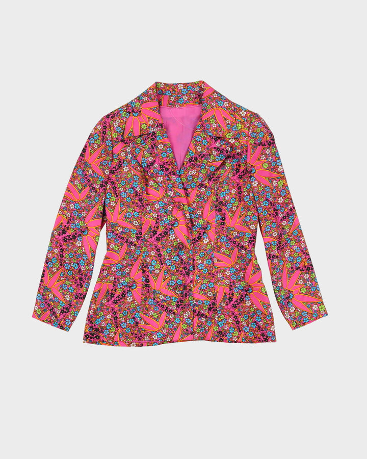 Vintage 1960s 2 Piece Cheongsam Dress And Jacket Suit - XS / S