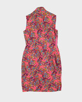 Vintage 1960s 2 Piece Cheongsam Dress And Jacket Suit - XS / S