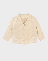 Vintage 1950s 2 Piece Skirt And Jacket Suit - S