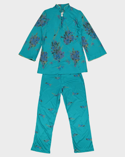 Vintage 1990s Green Top And Trousers Set - S