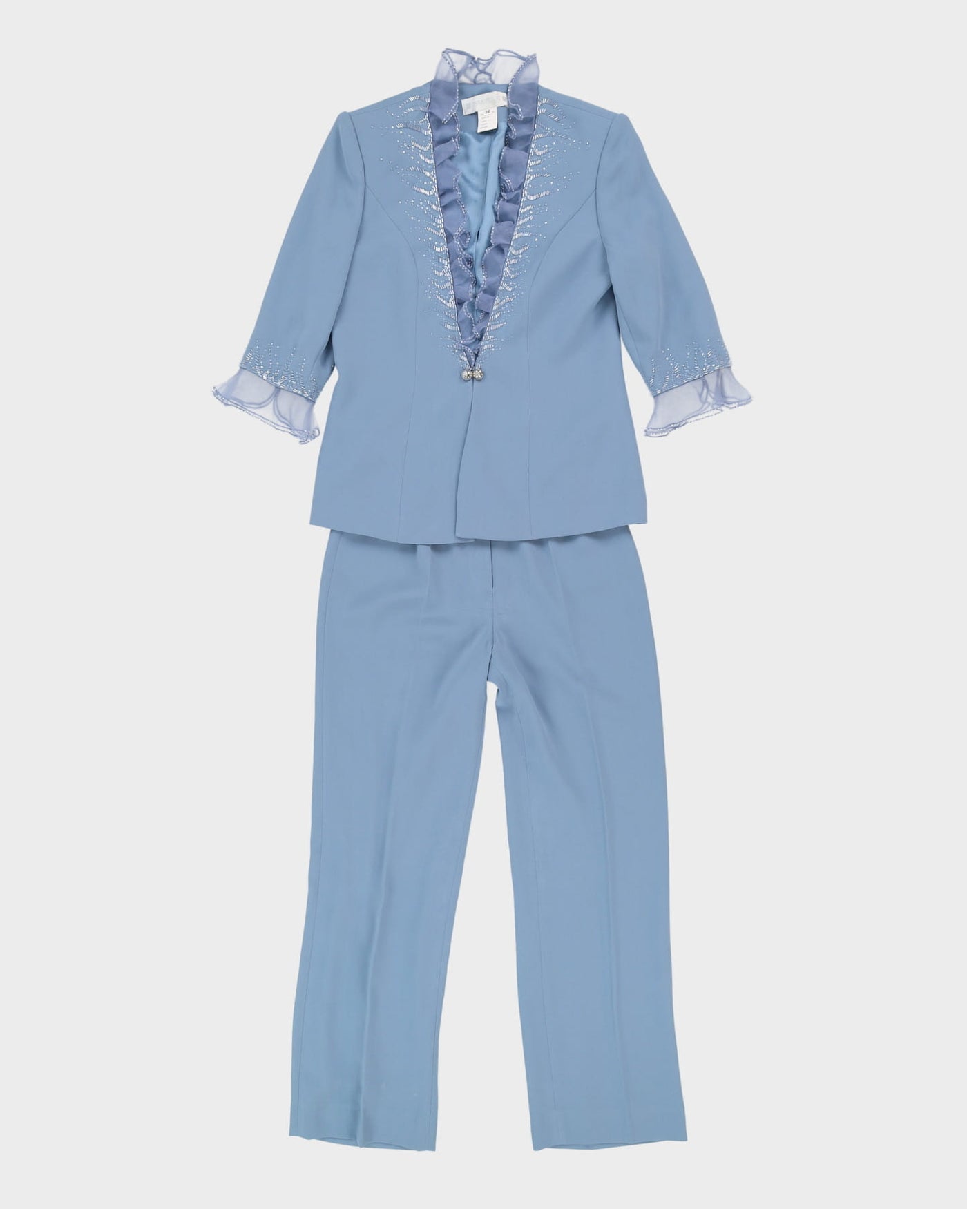 00s Blue Jacket And Trousers Set -  XS / S