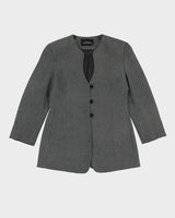Black And White Jacket And Trousers Suit - S